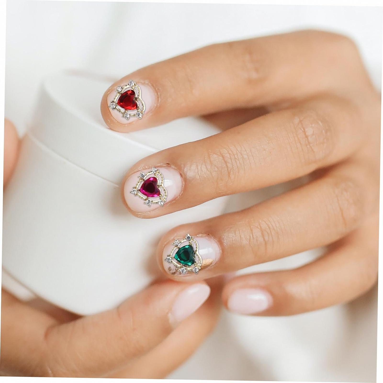 Стрази для нігтів Healeved, 50 шт, різнокольорові, фото №9 Стрази для нігтів Healeved, 50 шт, різнокольорові, фото №9