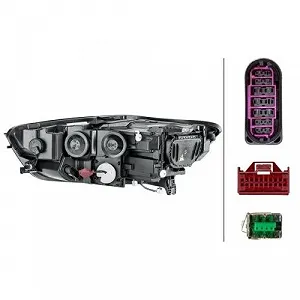 Фара HELLA 1EL 011 150-361 для AUDI VW AUDI (FAW) правая synthetic.ua - Фото 1