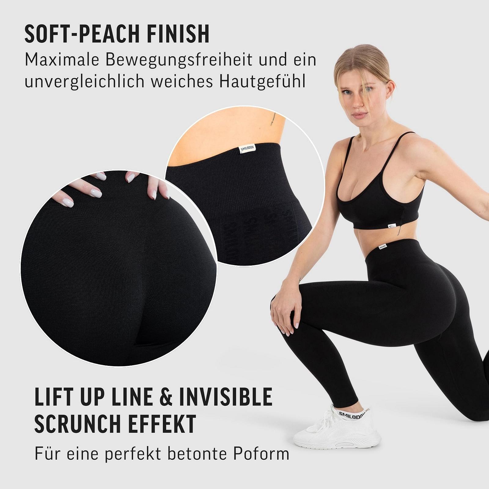Леггинсы SMILODOX Layne Женские, спортивные  с эффектом Scrunch Butt Lift, высокая талия V-образной формы, бесшовные, впитывающие пот тренировочные , непрозрачные йога-, идеальныДля спорта, фитнеса, фото №5