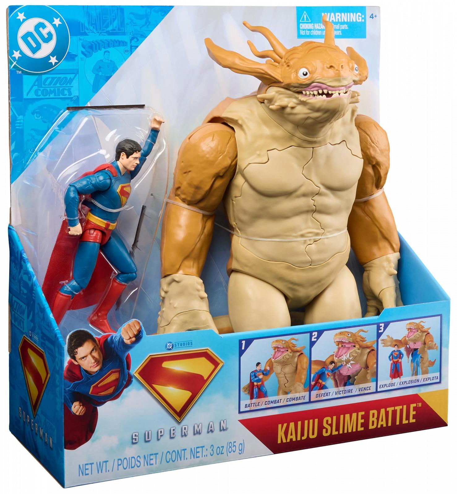Ігровий набір DC Comics Супермен проти Кайдзю, фігурка Кайдзю 30 см, фігурка Супермена 15 см, фото №10