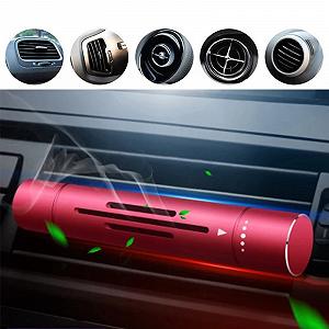 Ароматизатор в автомобиль LanXin освежитель воздуха машину 5 сменных картриджей Красный synthetic.ua - Фото 1