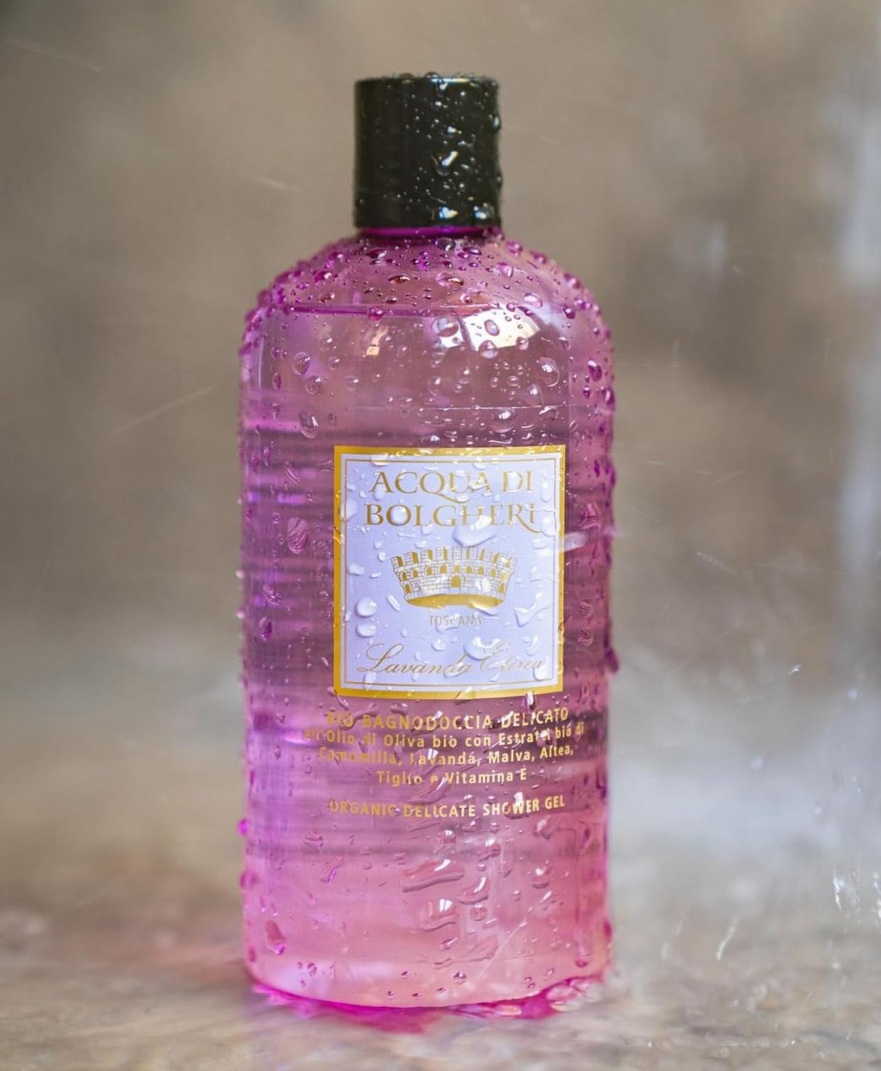 Гель для душу та ванни Dr. Taffi Acqua di Bolgheri Lavender Organic & Vegan 500 мл, фото №4