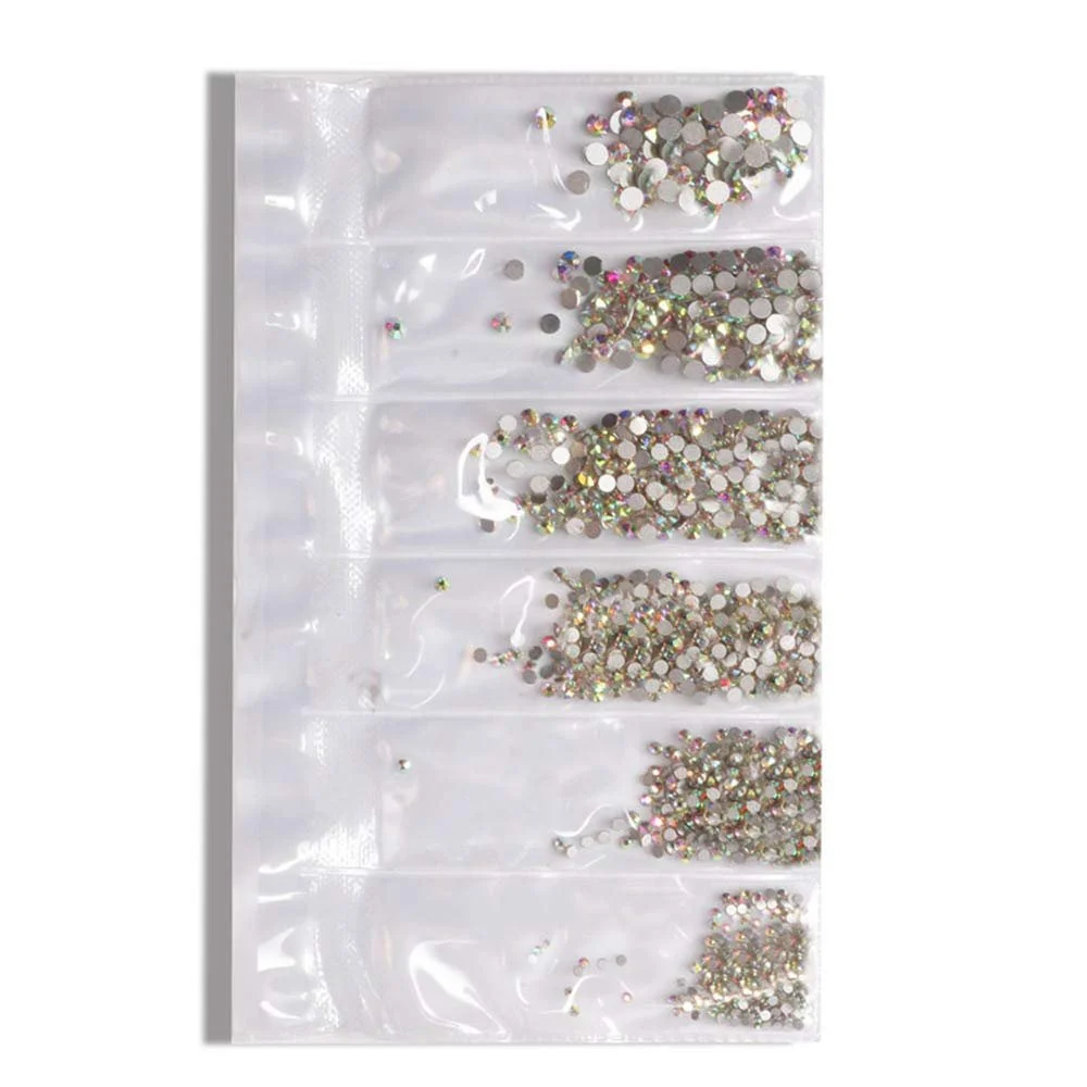 Набор для акриловых ногтей Стразы для ногтей 6 отделений Пинцет для подхвата и ручка для страз, Инструмент для точечной росписи, Одежда, Лицо, Поделки, фото №8