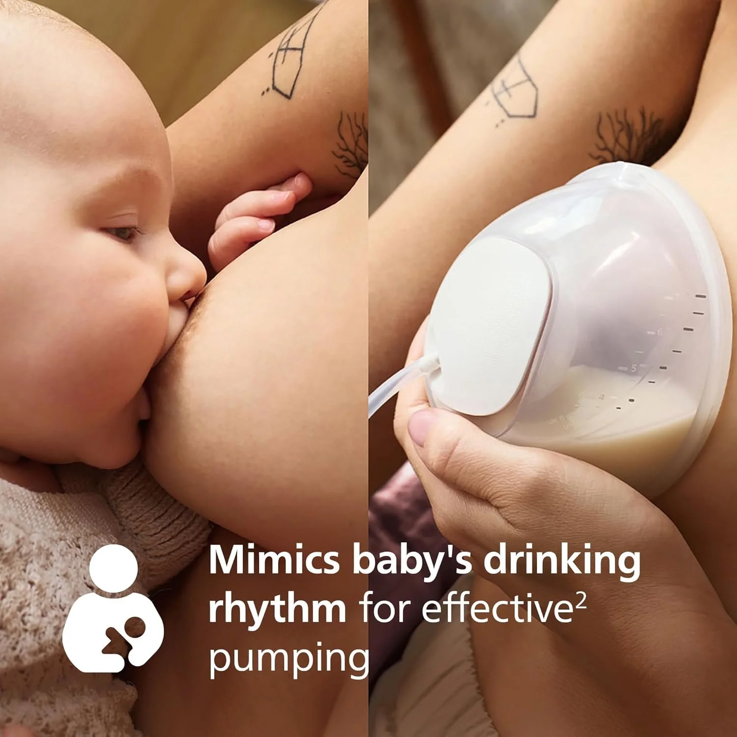 Подвійний електричний молоковідсмоктувач Philips Avent Hands-Free SCF547/11, фото №2 Подвійний електричний молоковідсмоктувач Philips Avent Hands-Free SCF547/11, фото №2