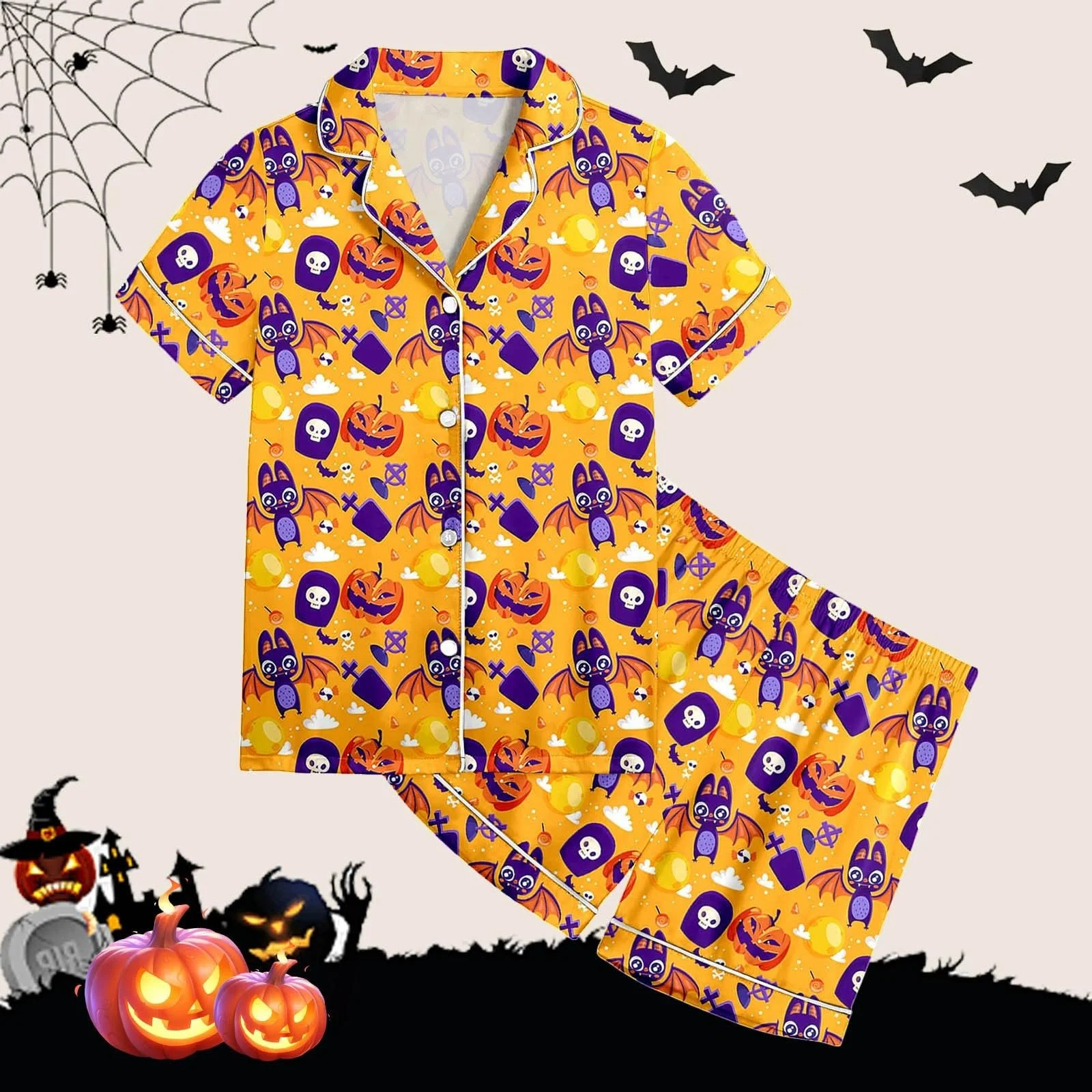 Комплект піжамний дитячий Шорти Бавовна Сорочка + Штани, фото №4