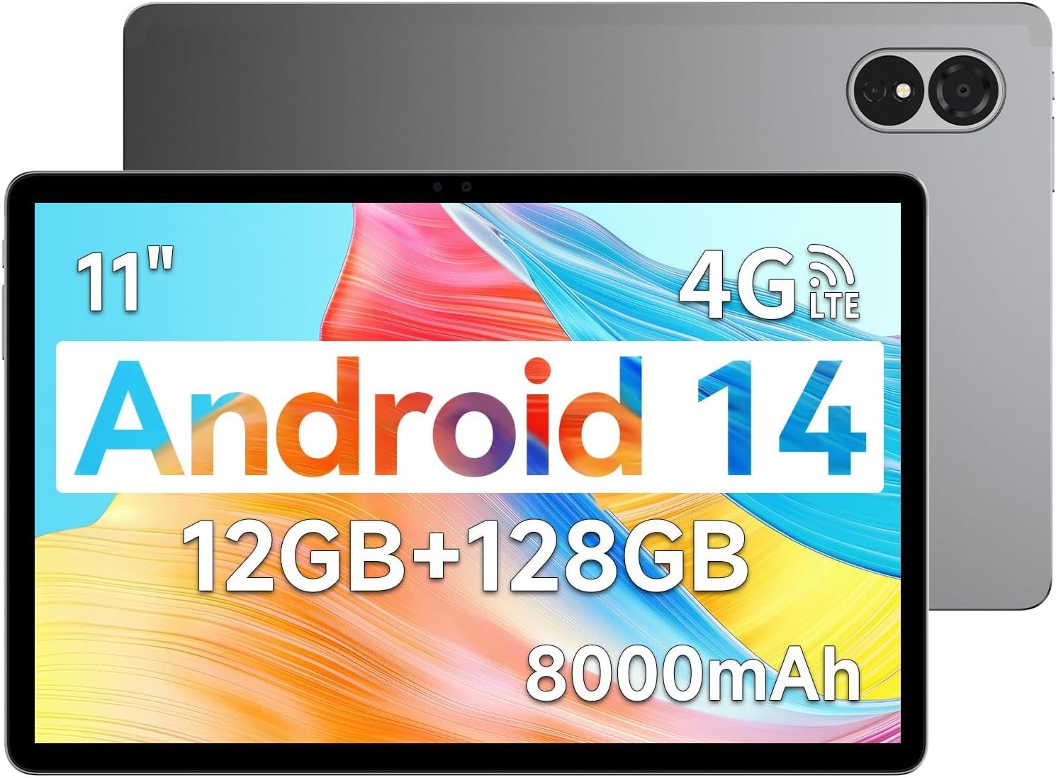 Планшет 11" ALLDOCUBE iPlay 60 Lite 4/128Gb 4G 2-SIM Android 14 8000 mAh Grey, фото №1