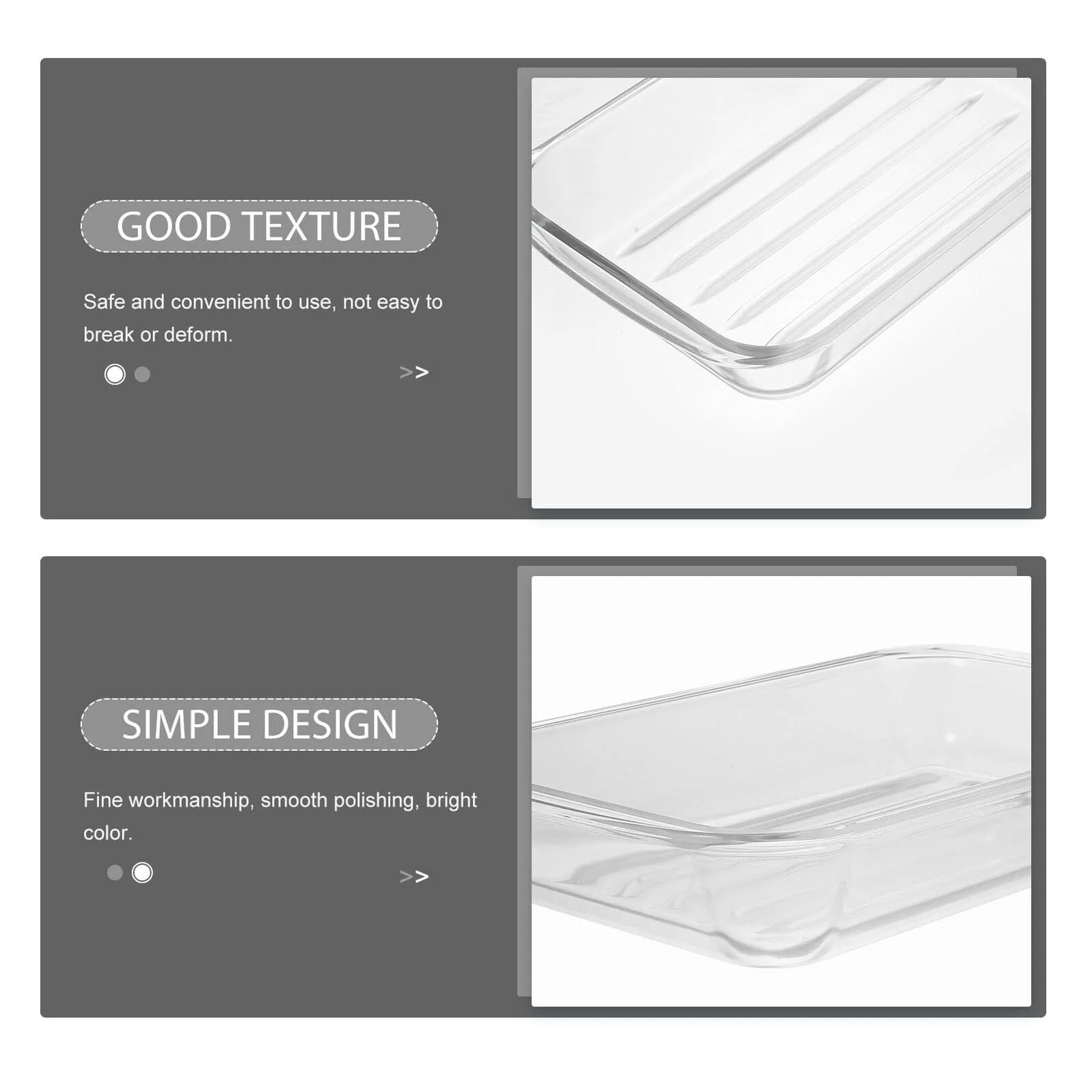 Форма для запекания TOYANDONA стеклянная термостойкая большая для духовки и микроволновой печи, фото №5