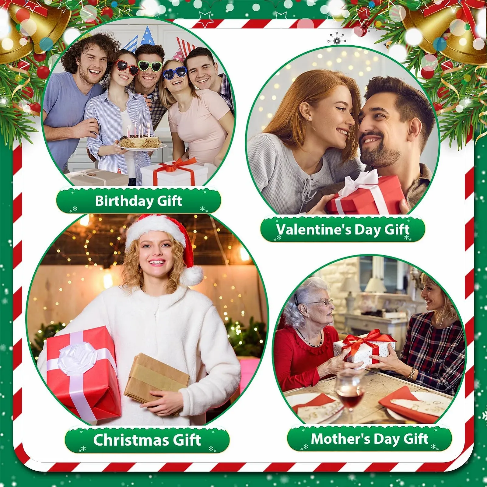 Крем для рук Рождественский набор мини-кремов для рук Увлажняет и предотвращает сухость 3 x 30 мл, фото №6