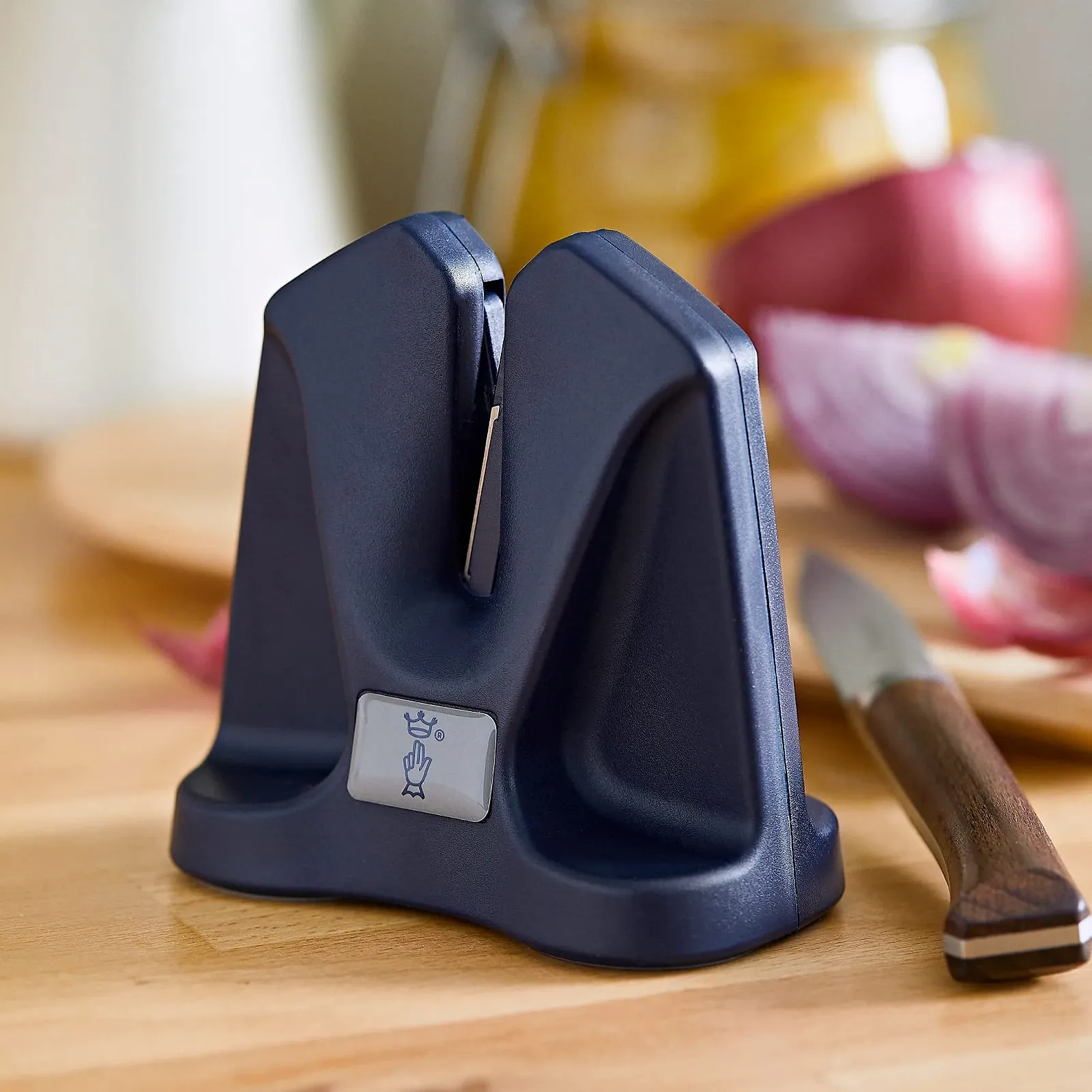 Точилка для ножів Opinel 254562 пластикова синя, фото №6