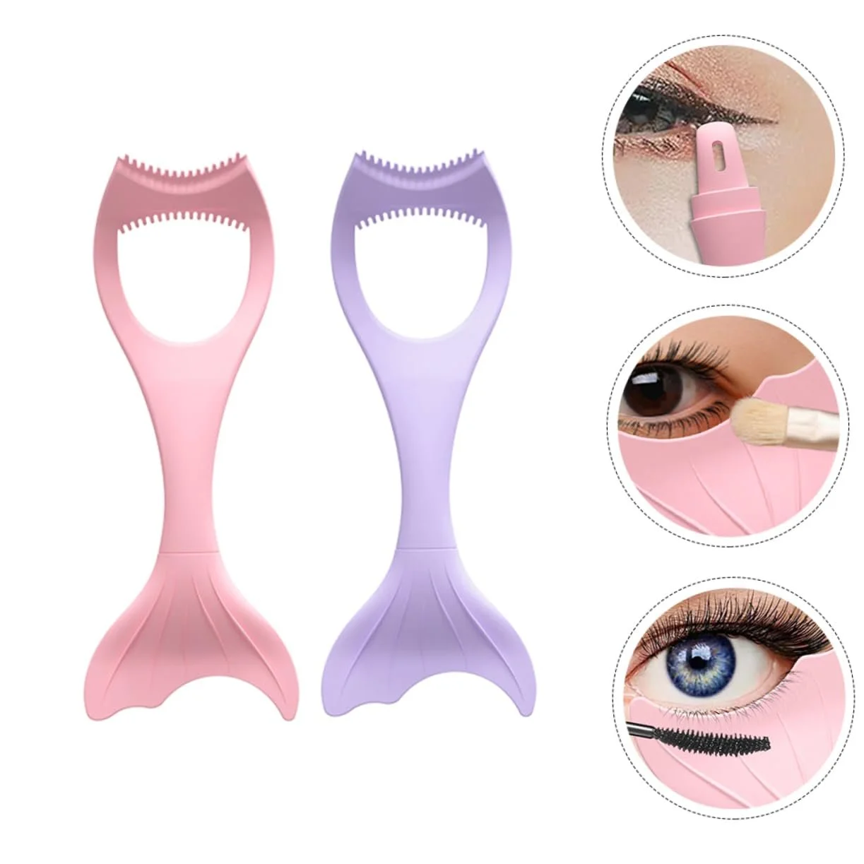 Трафарети для підводки очей та вій minkissy, аплікатор, інструмент для макіяжу очей, щіточка для вій, фото №7