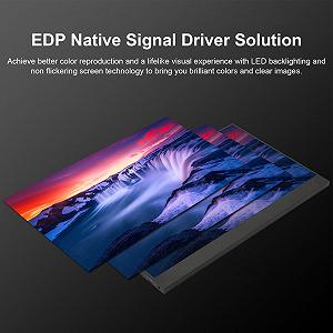 Монитор Goshyda Portable Display FHD 1200P 16 дюймов USB C HDMI HDR IPS с двумя динамиками synthetic.ua - Фото 1
