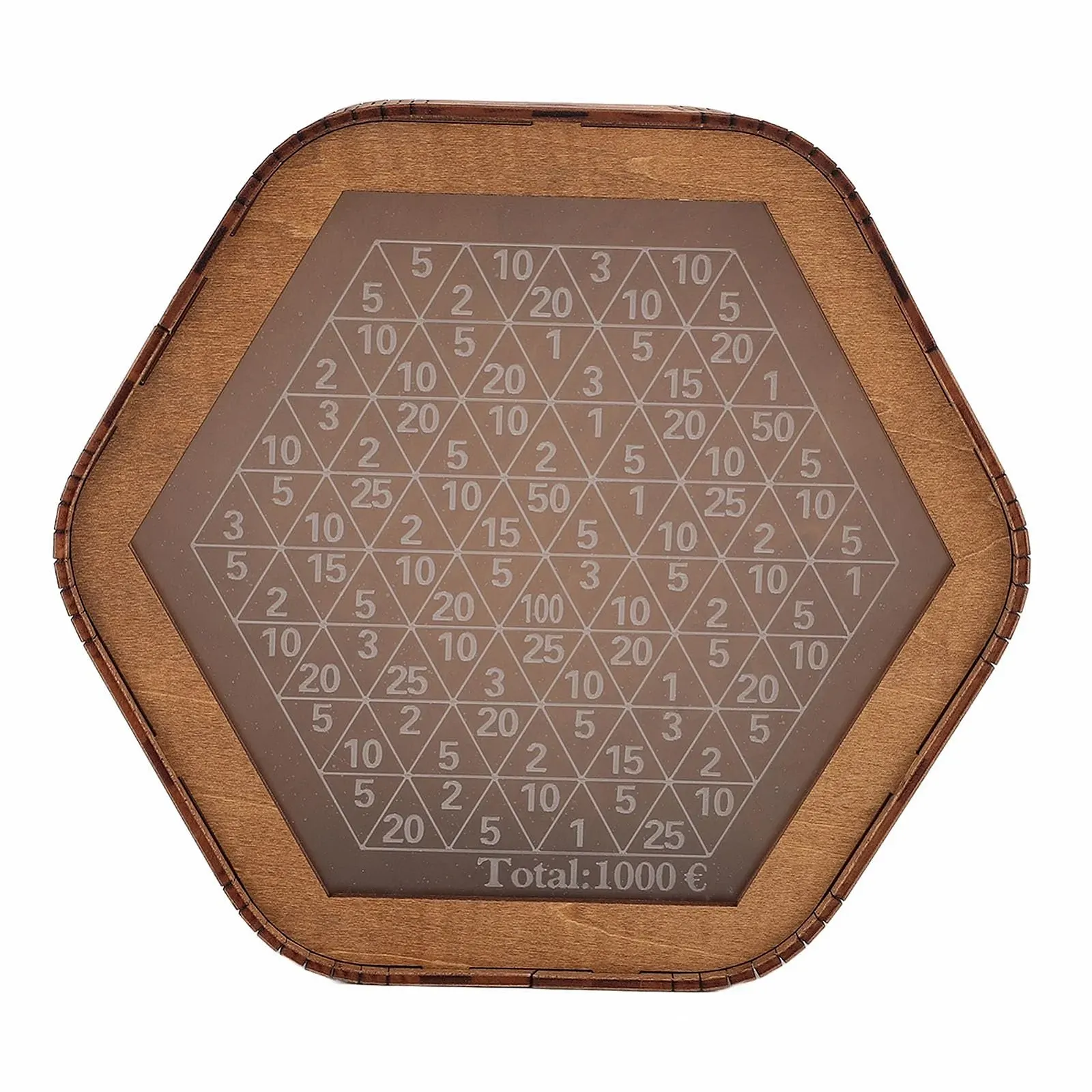 Скарбничка Kikumi дерев'яна шестикутна з цифровими вагами, фото №3