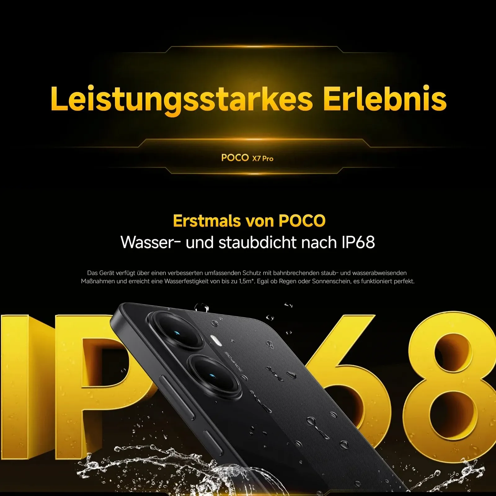Смартфон Xiaomi Poco X7 Pro 12 + 512 ГБ Black, Основная камера 50 Мп с OIS, Аккумулятор 6000 мАч с HyperCharge 90 Вт, IP68, Функции AI, фото №11