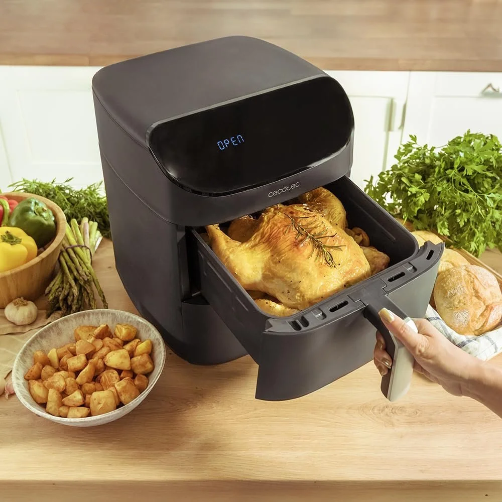 Мультипечь-духовка-гриль Cecotec Cecofry FoodCourt 11000 Connected 11 л 1850 Вт 3-в-1 WiFi 40-230°C, фото №6 Мультипечь-духовка-гриль Cecotec Cecofry FoodCourt 11000 Connected 11 л 1850 Вт 3-в-1 WiFi 40-230°C, фото №6
