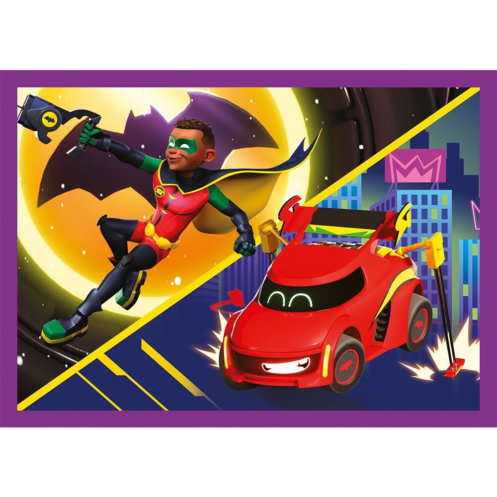 Пазли 4-в-1 Trefl Batwheels Get to know Batwheels 12-24 елементи, фото №8