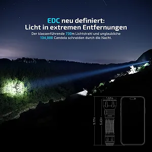 Ліхтар OLIGHT Javelot LED 1350 люмен 730 м Чорний synthetic.ua - Фото 1