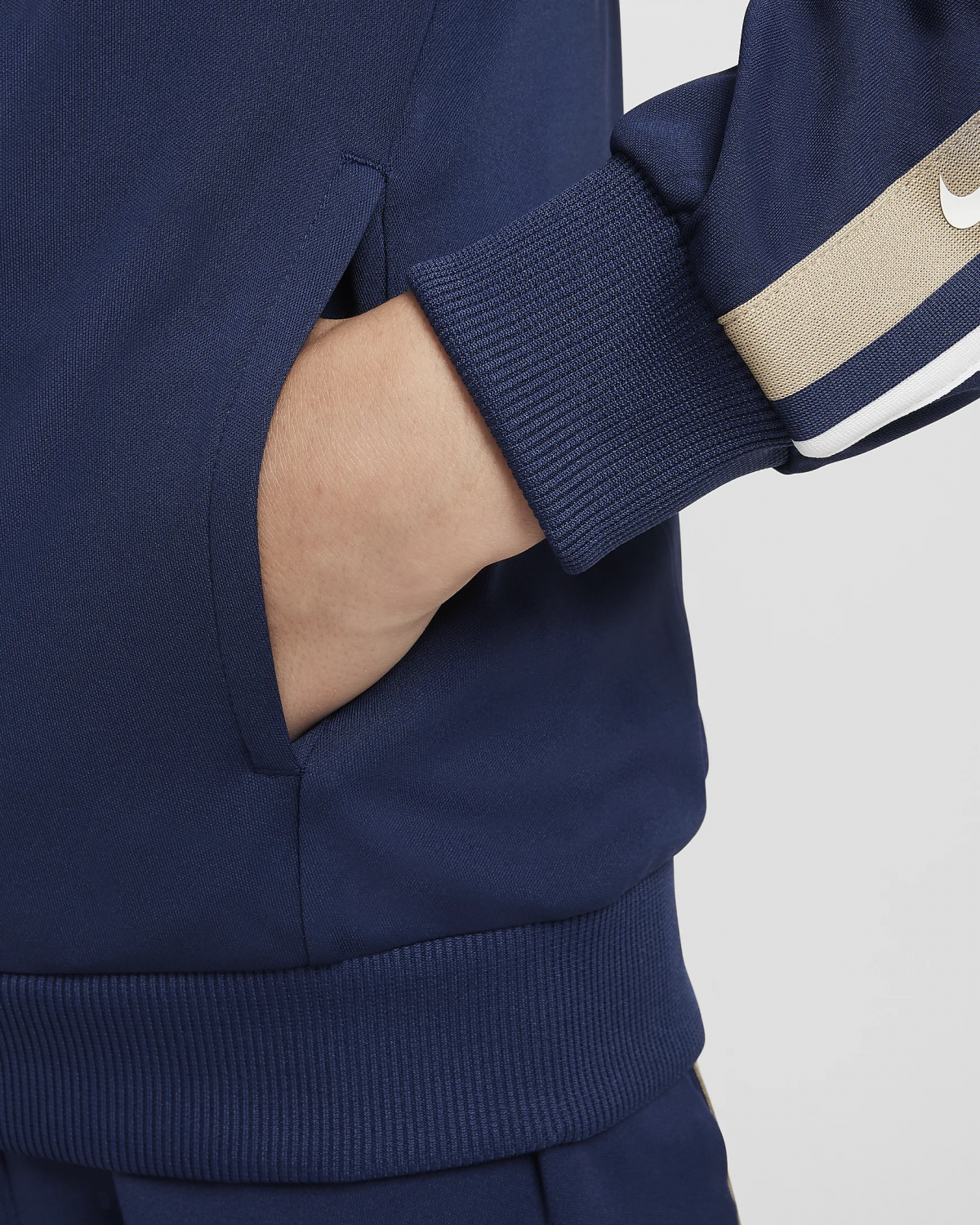 Світшот підліткова K NSW CLUB+ POLY FZ HOODIE FZ4906-410 Nike L, фото №3