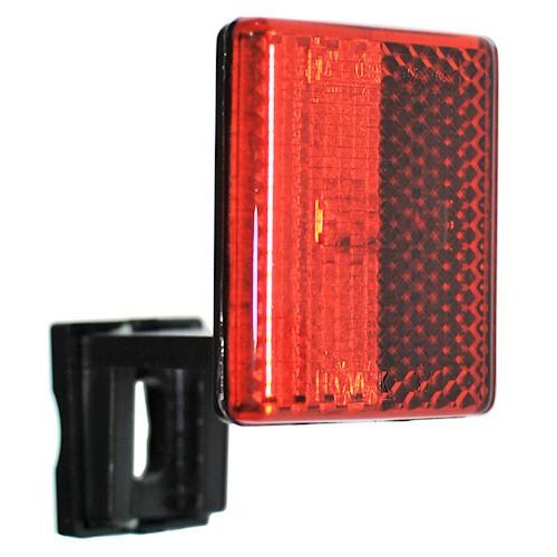 Катафот задний Spencer c черенком Черный/Красный (A-PZ-0082), фото №1