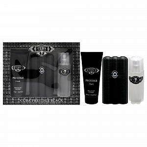 Подарочный набор Cuba Prestige Black для мужчин 3 oz EDT спрей, 6.6 oz гель для душа, 3.3 oz после бритья - Фото 1