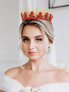 Корона-обруч IYOU Королева Женская synthetic.ua - Фото 1