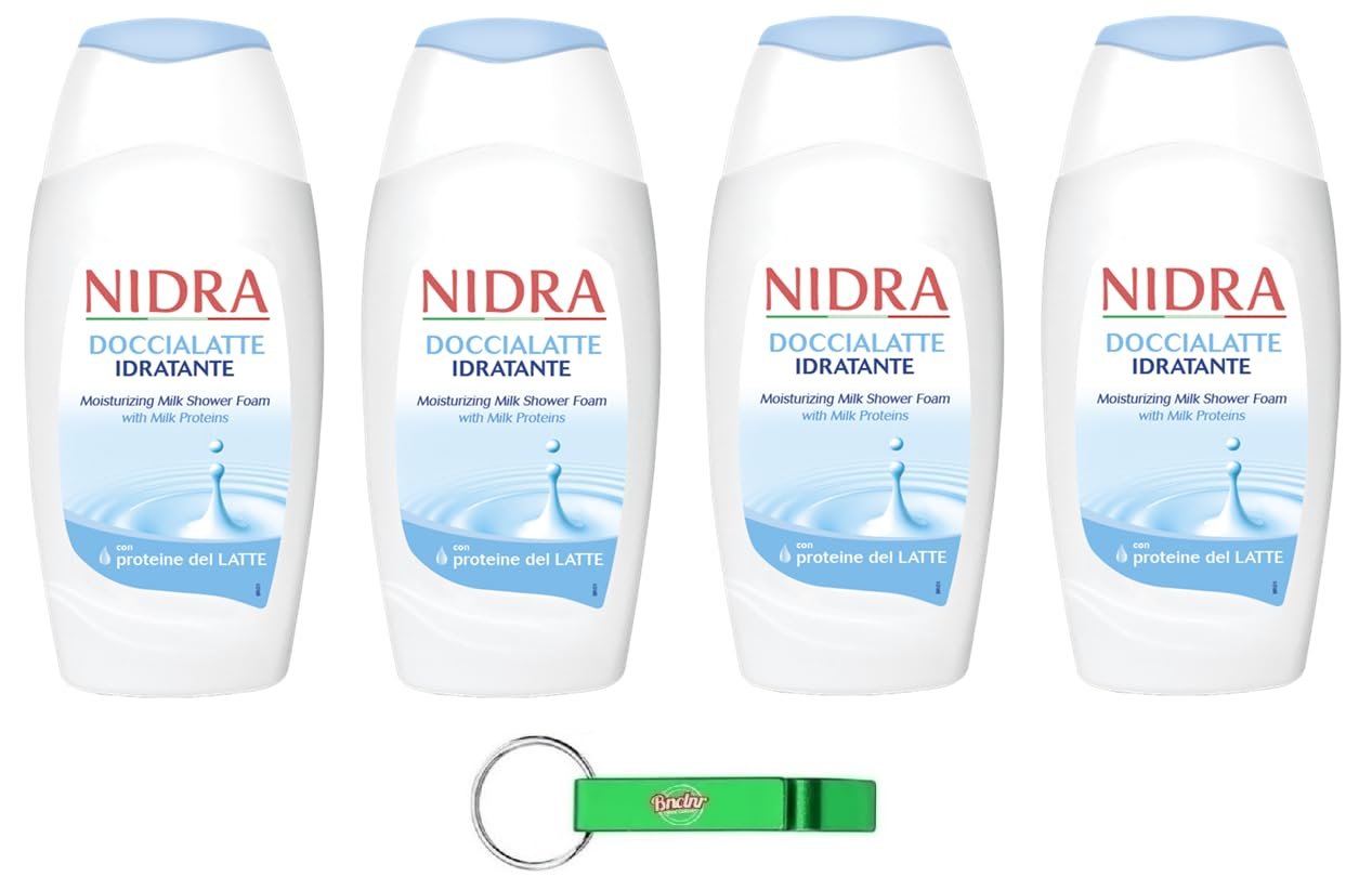 Набір гелів для душу Nidra Doccialatte Nutriente з молочними протеїнами 4 x 250 мл, фото №1 Набір гелів для душу Nidra Doccialatte Nutriente з молочними протеїнами 4 x 250 мл, фото №1