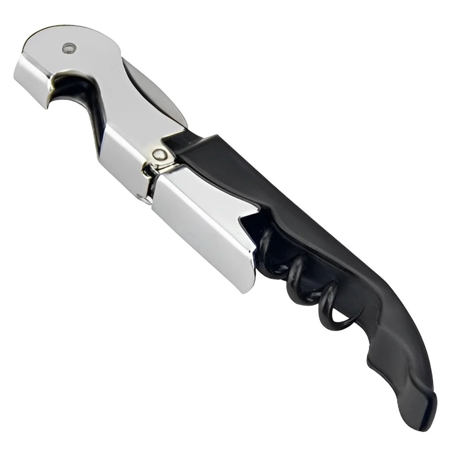 Штопор Jinpojun Багатофункціональний з нержавіючої сталі Чорний, фото №1