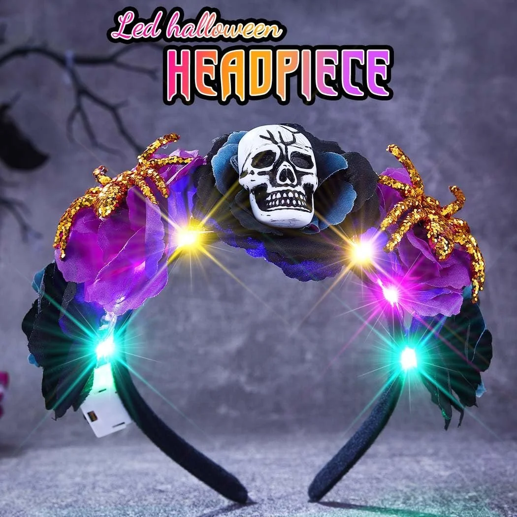 Обруч Reaky Светящийся Хэллоуин, LED, фото №2