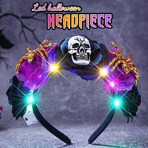 Обруч Reaky Светящийся Хэллоуин, LED synthetic.ua - Фото 1