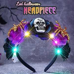 Обруч Reaky Светящийся Хэллоуин, LED synthetic.ua - Фото 1