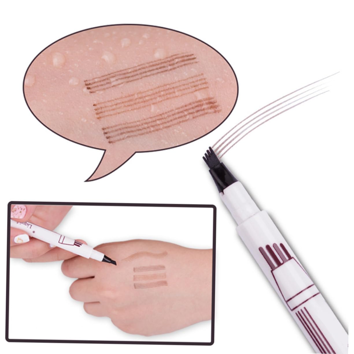 Автоматичний POPETPOP 3St олівець для брів Фраулайне рідкий, фото №2