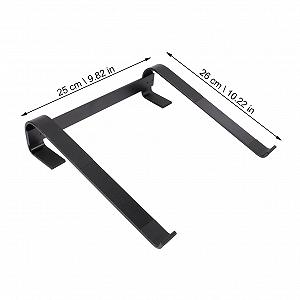 Підставка для ноутбука поворотна з алюмінієвого сплаву, охолоджуюча, ергономічна конструкція, стабільна трикутна структура, включає антиковзаючі накладки synthetic.ua - Фото 1