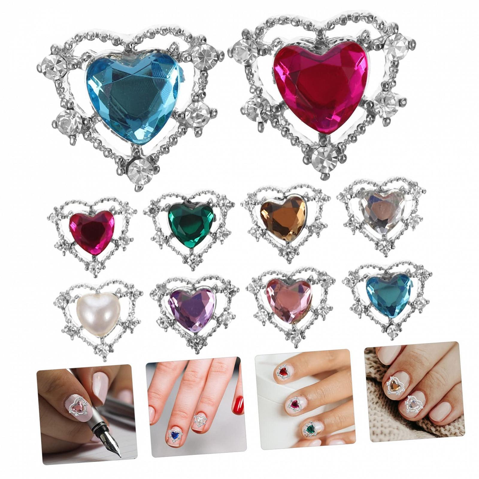 COHEALI, серія Love, Прикраса для нігтів Серце, фото №4