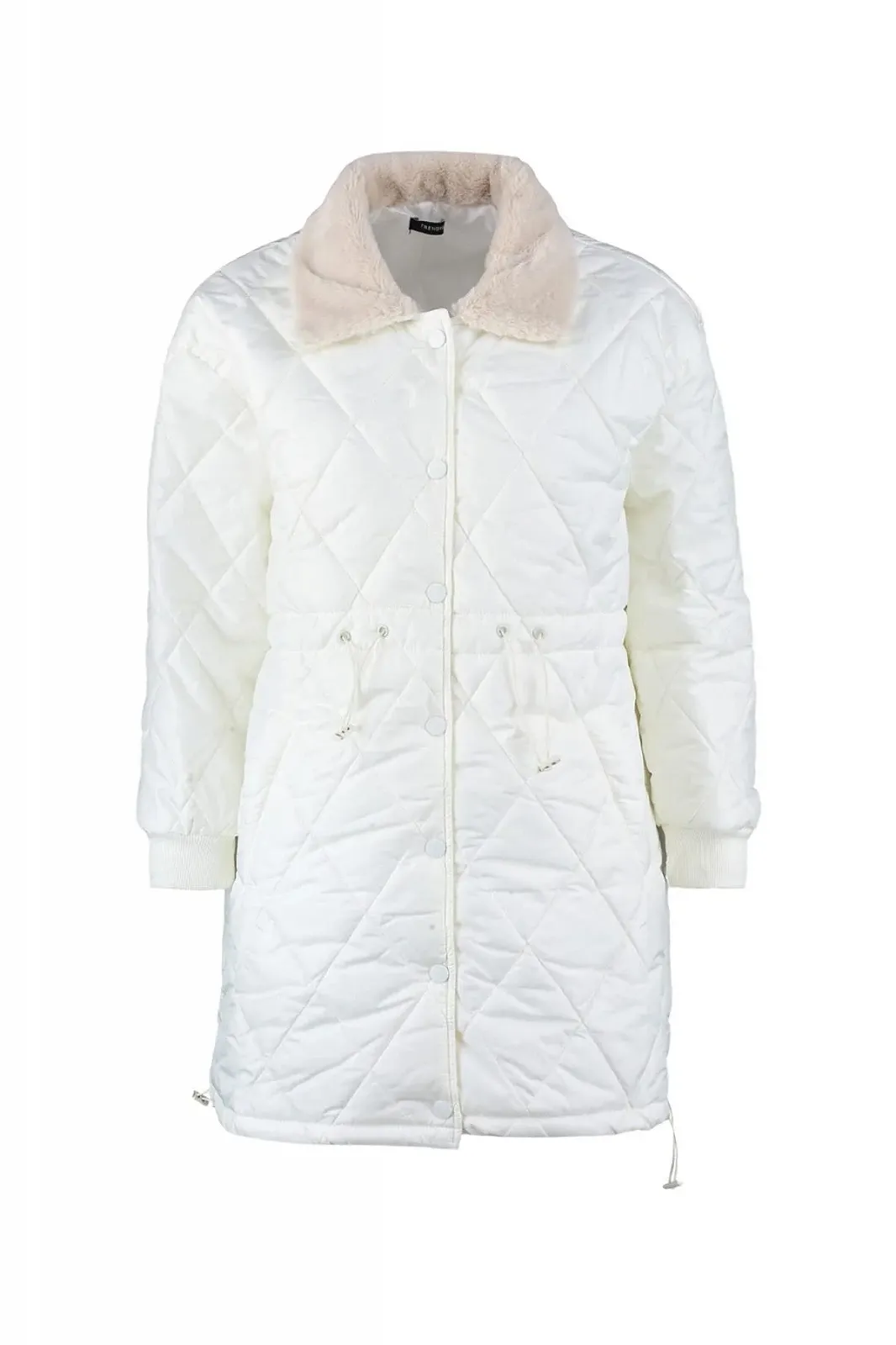 Куртка TRENDYOL зимняя стеганая однотонная, фото №6 Куртка TRENDYOL зимняя стеганая однотонная, фото №6