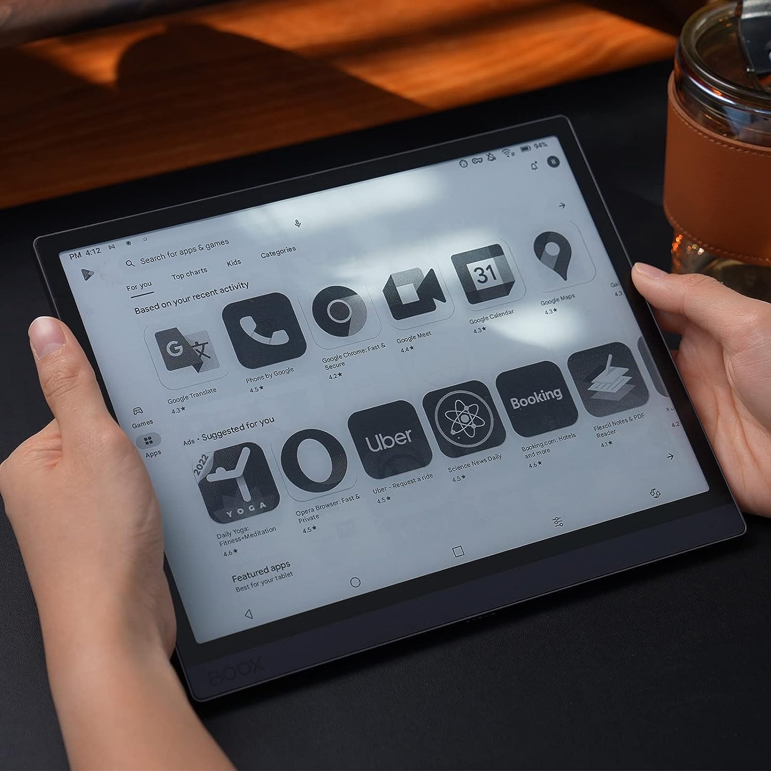 Электронная книга 10.3" Onyx Boox Tab Ultra 4/128 ГБ / Android 10 / Wi-Fi / Bluetooth / сенсорный E-Ink Carta экран (1404 × 1872) / Настраиваемая яркость / Динамики / Черный, фото №5 Электронная книга 10.3" Onyx Boox Tab Ultra 4/128 ГБ / Android 10 / Wi-Fi / Bluetooth / сенсорный E-Ink Carta экран (1404 × 1872) / Настраиваемая яркость / Динамики / Черный, фото №5