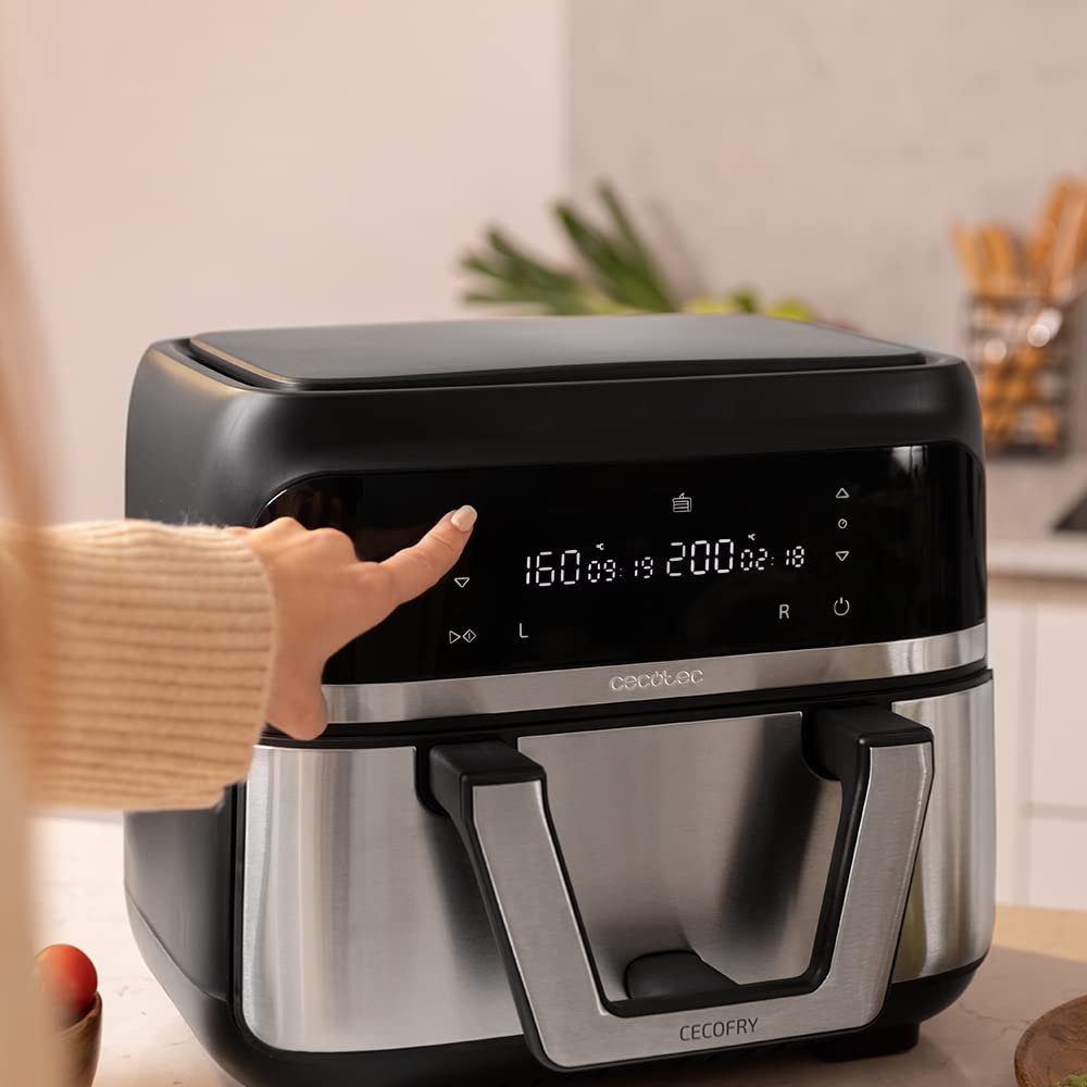 Мультипечь Cecotec Cecofry Dual 9000 9 л 2850 Вт Сенсорная панель 6 режимов PerfectCook, фото №7 Мультипечь Cecotec Cecofry Dual 9000 9 л 2850 Вт Сенсорная панель 6 режимов PerfectCook, фото №7