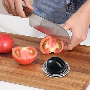 Точилка для кухонных ножей Planet с вакуумной присоской двухзонная профессиональная synthetic.ua - Фото 1