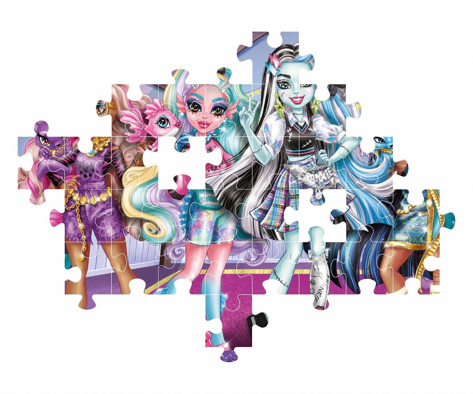 Пазлы Clementoni Supercolor Monster High 104 элемента 37.9 x 26.9 см, фото №6