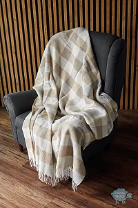 Покривало Вовна мериноса / Покривало 100% вовна мериноса - Вовняна Покривало з овечої вовни мериноса 160 x 200 см (Персиковий) - Фото 1