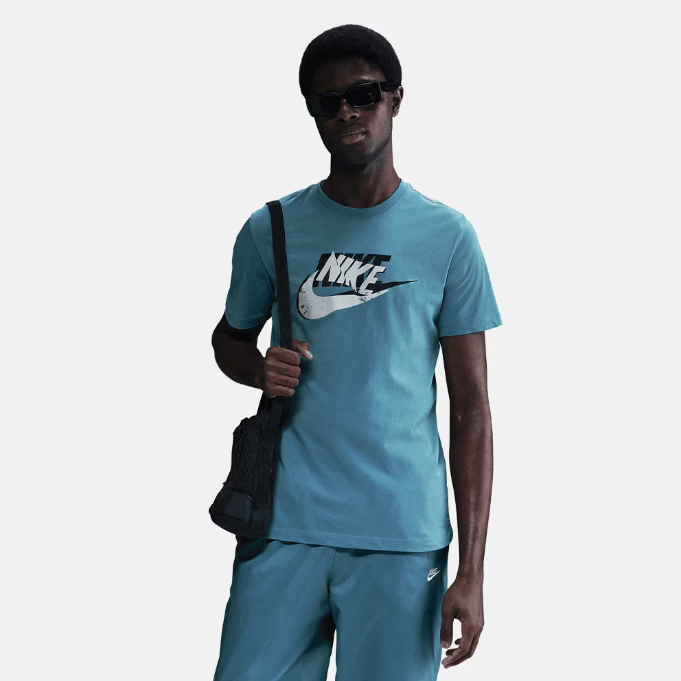 Футболка M NSW TEE 12MO FUTURA SP25 HJ0559-464 Nike Блакитний M, фото №1
