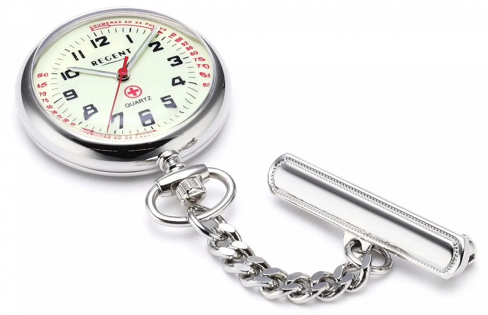 Годинник Regent Classic 12390028, срібний, фото №1