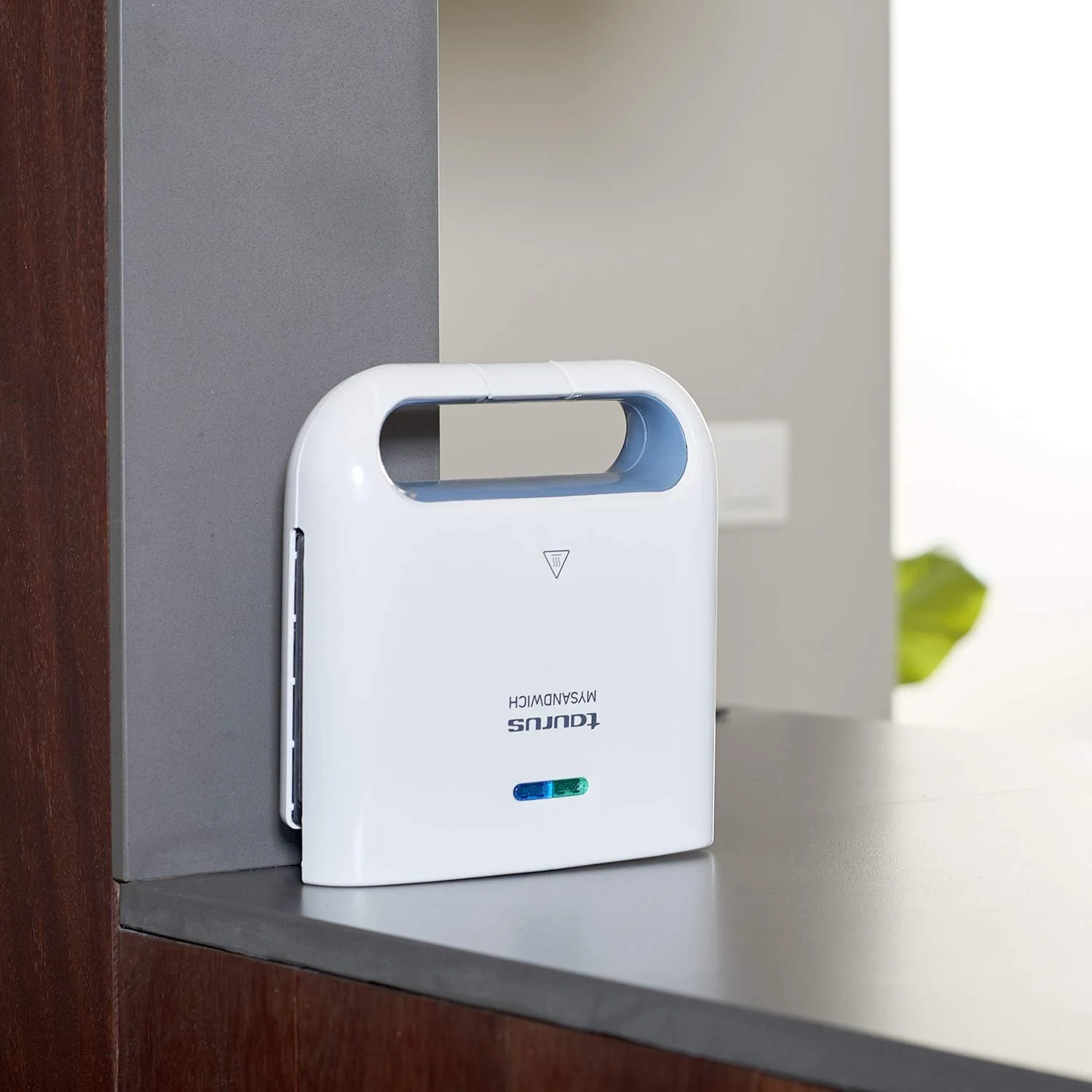 Сендвічниця Taurus Mysandwich 800 Вт, для 2 квадратних сендвічів одночасно, з антипригарним покриттям, білий, фото №8