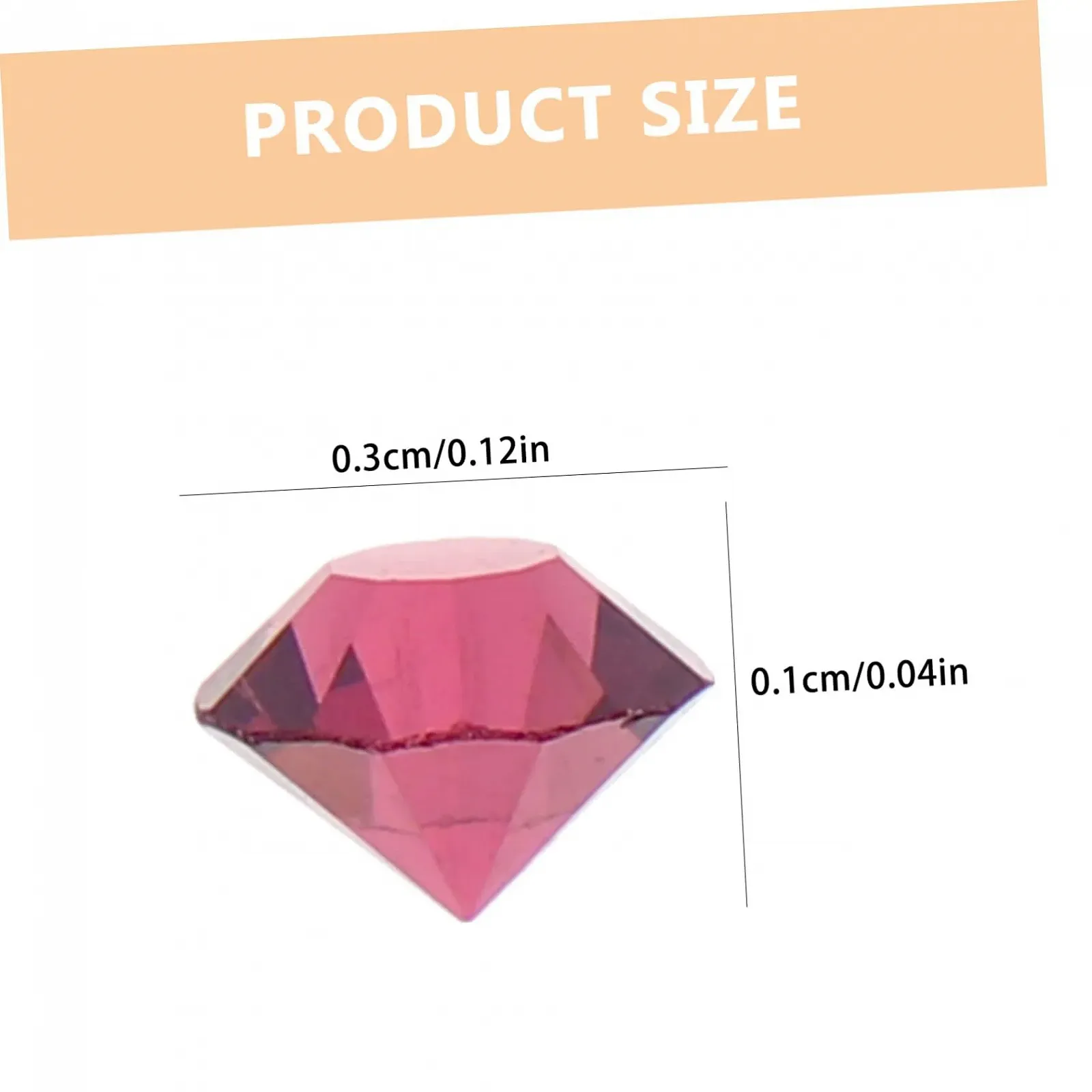 Аксессуары для гелевых ногтей COHEALI 1 пакет стеклянные бриллианты, стразы, разноцветные задние стразы для ногтей, фото №3