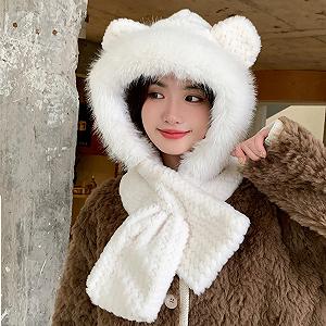 Шапка-ушанка Кролик Mbiyhgta Зимняя synthetic.ua - Фото 1