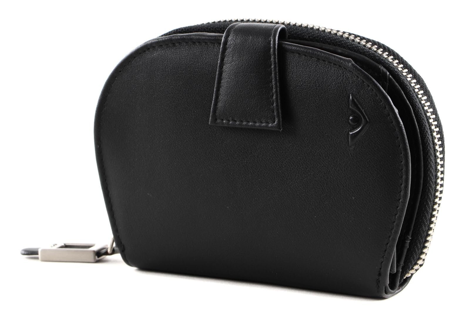 Кошелек VOI 70242 Soft Женский Черный (1) Мягкий кошелек на молнии, черный, кошелек для монет, фото №1