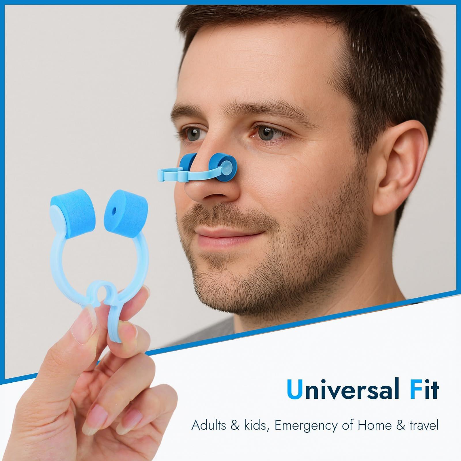 Кліпси для носа (16 шт. в упаковці) М'які проти хропіння з піноматеріалом, фото №5