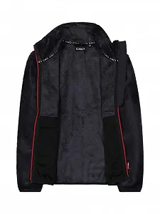 Флісова куртка CMP HighLoft Сірий Антрацит-Ferrari з еластичними манжетами та практичними кишенями synthetic.ua - Фото 1