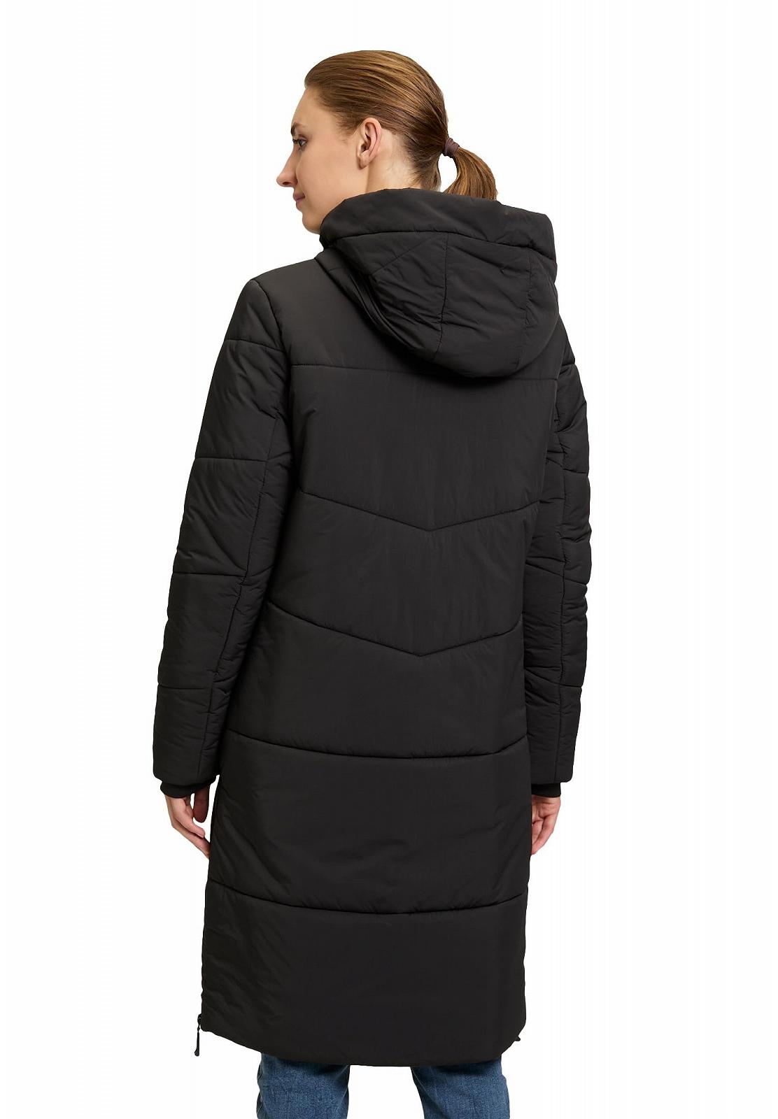 Жіноче пальто Amber & June стьобане з капюшоном, фото №5