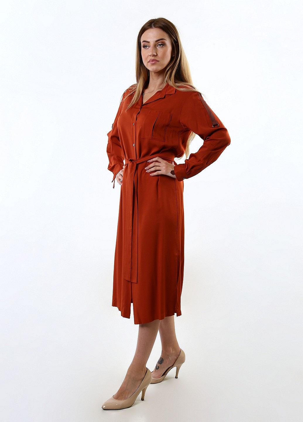 Платье inDresser L Терракотовый (IN-F0309В037З-Terracotta), фото №2 Платье inDresser L Терракотовый (IN-F0309В037З-Terracotta), фото №2