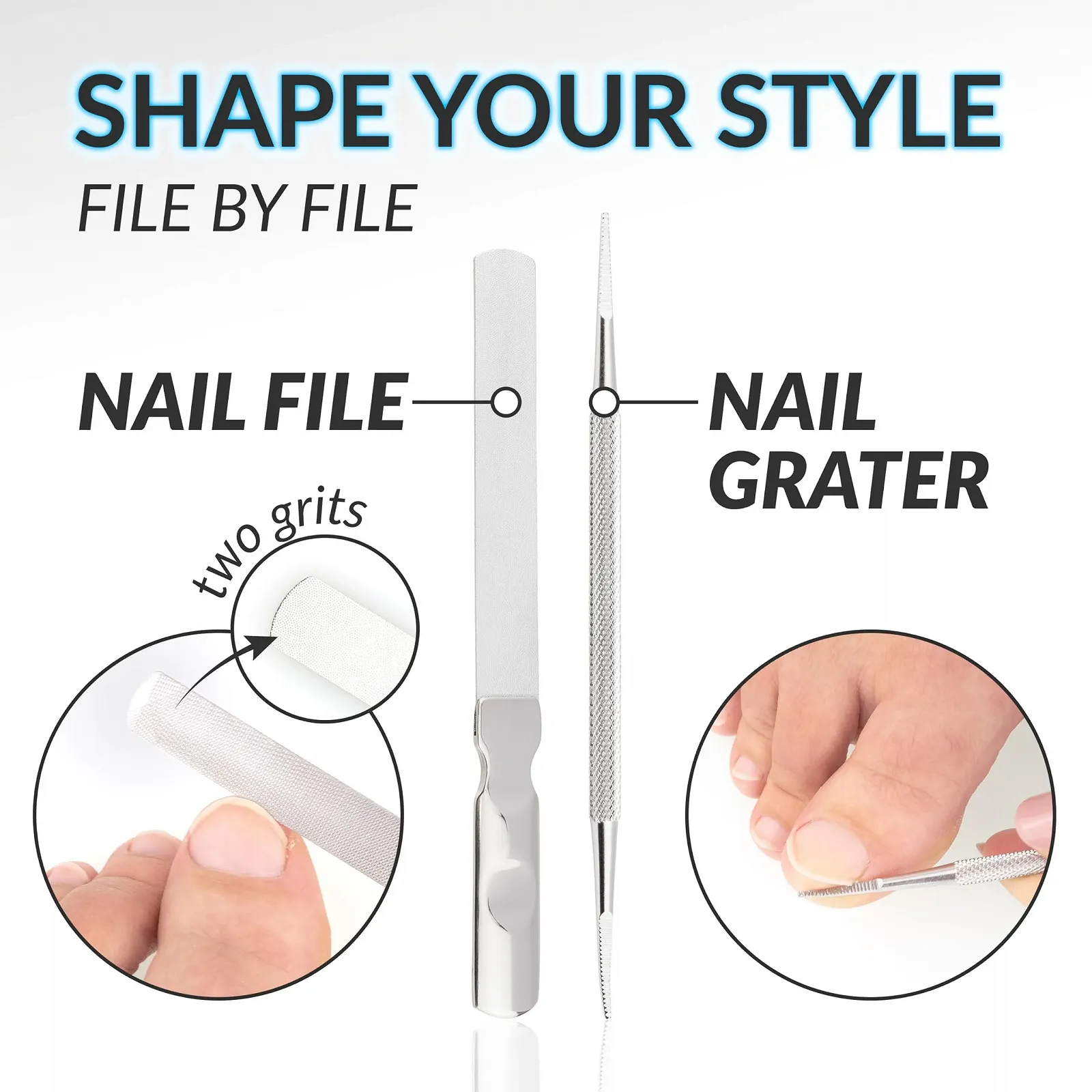 Набір для догляду за ногами marQus, 8 предметів, фото №6