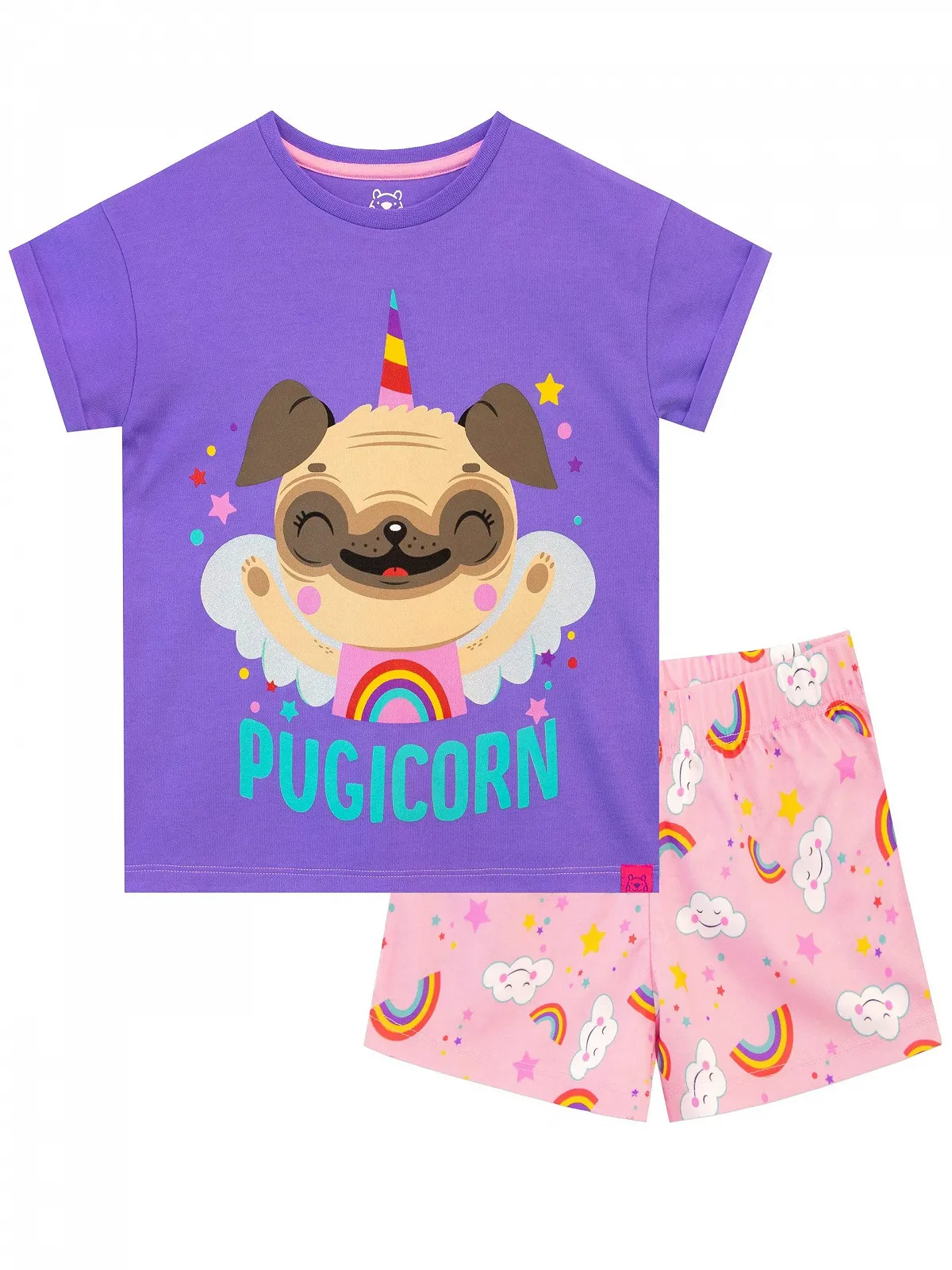 Піжама Harry Bear Мопс Єдиноріг для дівчат, фото №1 Піжама Harry Bear Мопс Єдиноріг для дівчат, фото №1